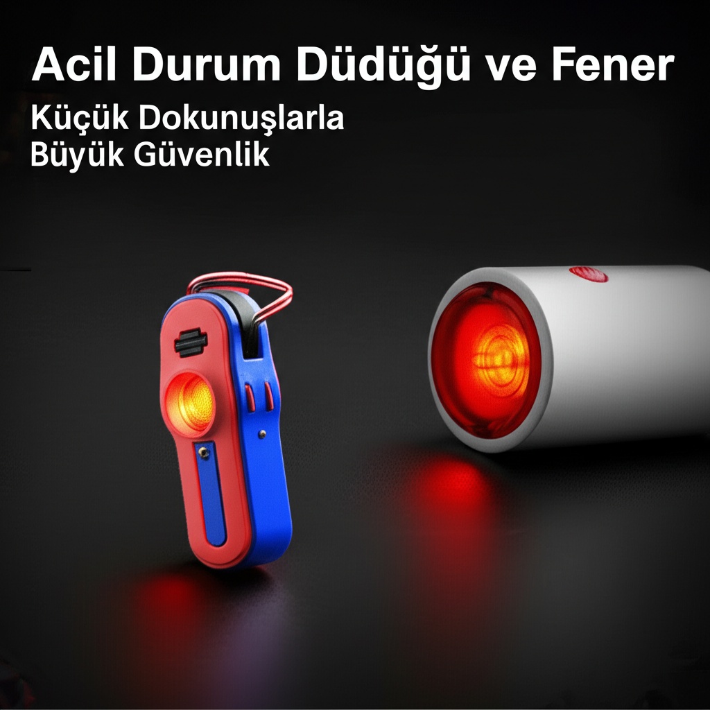 Acil Durum Düdüğü ve Fener: Küçük Dokunuşlarla Büyük Güvenlik