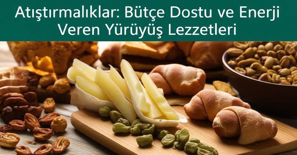 Atıştırmalıklar: Bütçe Dostu ve Enerji Veren Yürüyüş Lezzetleri
