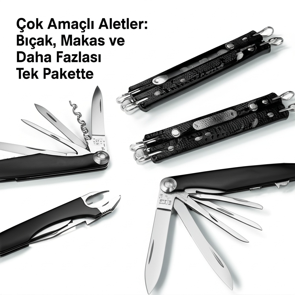 Çok Amaçlı Aletler: Bıçak, Makas ve Daha Fazlası Tek Pakette