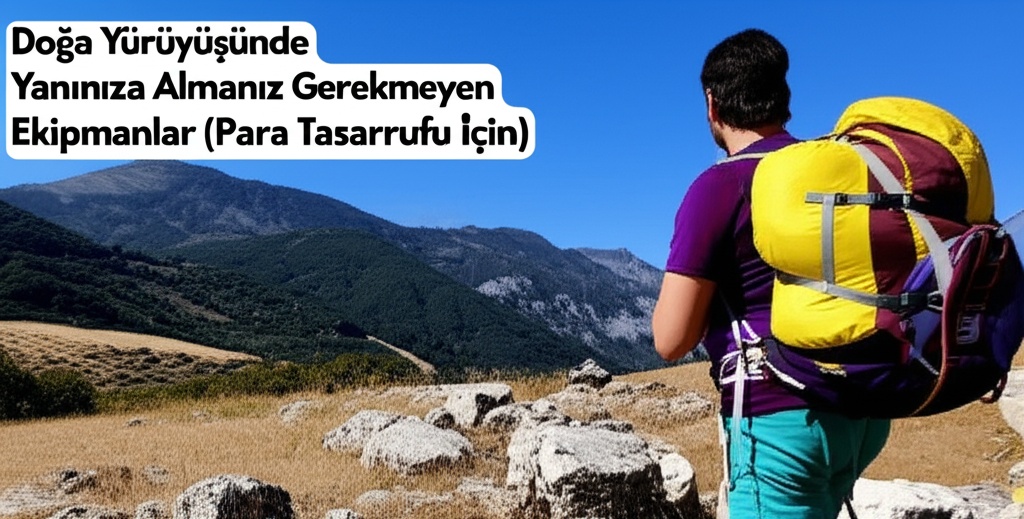 Doğa Yürüyüşünde Yanınıza Almanız Gerekmeyen Ekipmanlar (Para Tasarrufu İçin)