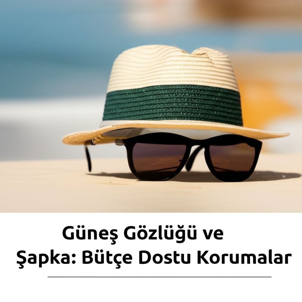 Güneş Gözlüğü ve Şapka: Bütçe Dostu Korumalar