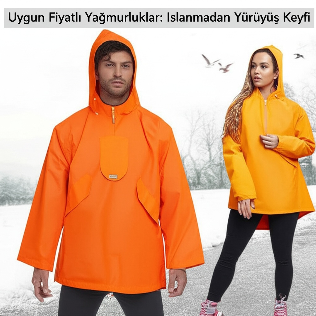 Uygun Fiyatlı Yağmurluklar: Islanmadan Yürüyüş Keyfi